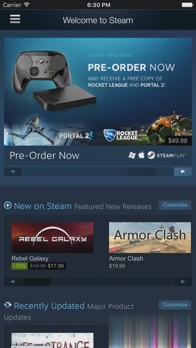 Steam Mobile软件截图2