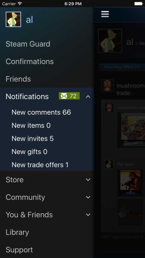 Steam手机软件截图