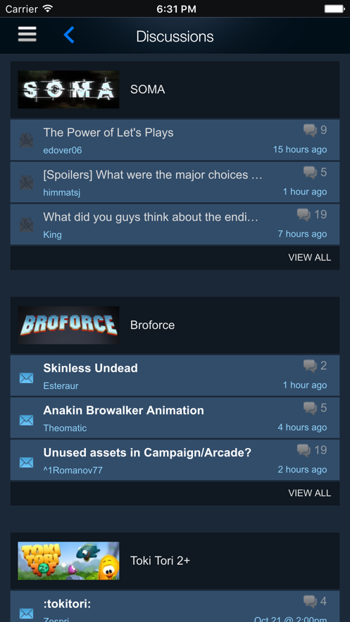 Steam手机软件截图