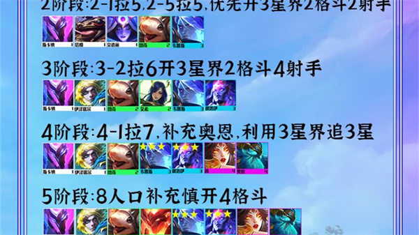 金铲铲之战星界格斗射阵容怎么玩 金铲铲之战星界格斗射阵容怎么玩